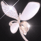 White Pearl Butterfly Pin